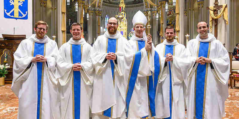 Five Ordained Holy Cross Priests in 2019