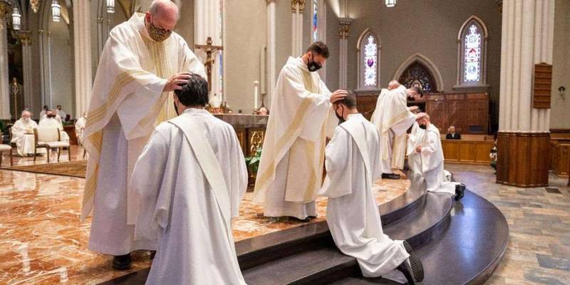 Five Profess Final Vows & Four Ordained Priests in Holy Cross